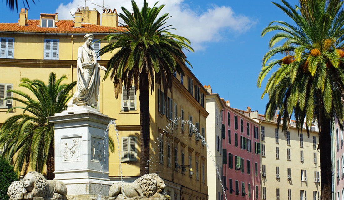 Ajaccio ride into town