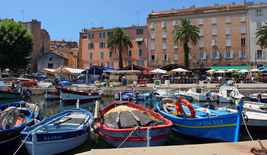 Ajaccio ride into town